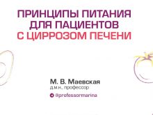 Диета при циррозе печени